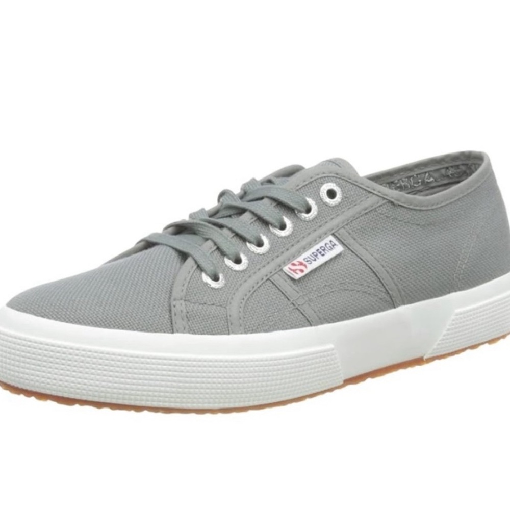 •SUPERGA 2750 Cotu Gray Dark Sage EU Sneakers•